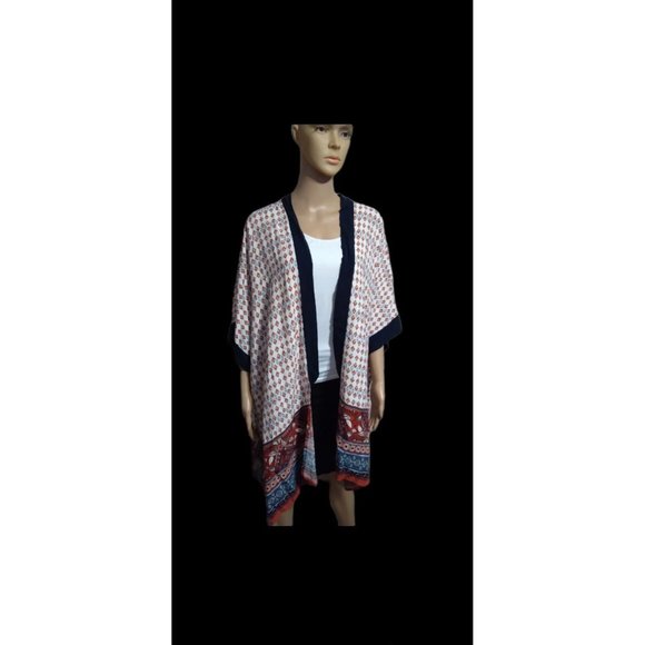 Forever 21 Oversized Open-front Kimono. - Picture 2 of 9